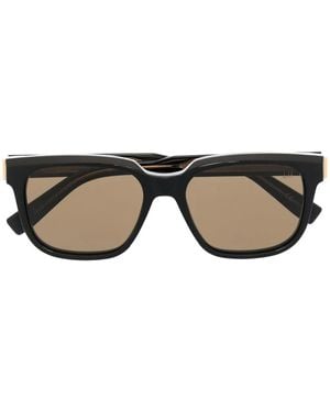 dunhill スクエアフレーム サングラス - ブラック