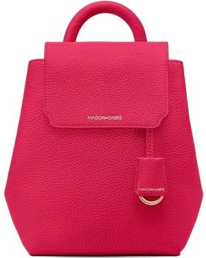 Maison De Sabre Mini Soft Leather Backpack - Pink