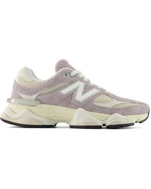 New Balance 9060 パネル スエードスニーカー - ホワイト