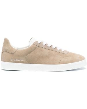 Givenchy Town Suede Trainers - Natural