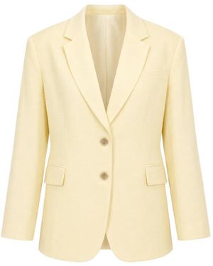 Semicouture Single-Breasted Tailored Jacket - Natural