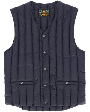 Fortela Birdie Quilted Padded Gilet - Blue