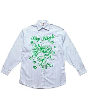 Sky High Farm Mindblown Shirt - Blue