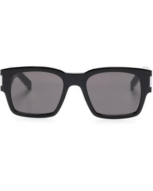 Saint Laurent Zonnebril Met Vierkant Montuur - Grijs