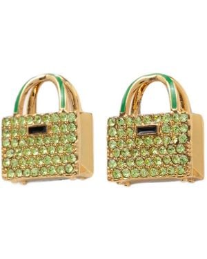 Kate Spade Sweet Treasures Crystal-Embelished Earrings - White