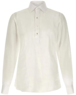 Borriello Button-Placket Shirt - White
