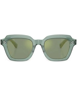 Oliver Peoples Kienna Square-Frame Sunglasses - Green