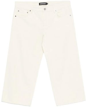 EB DENIM Vaqueros Capri De Talle Bajo - Blanco