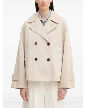 Marc O' Polo Gabardina Corta Con Doble Botonadura - Neutro