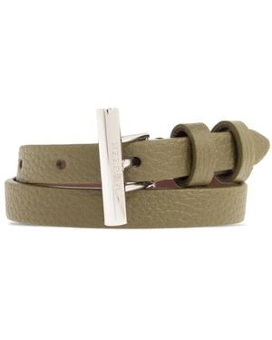 McQueen Leather Bracelet - Green