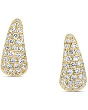 Anita Ko Boucles D'Oreilles Claw Serties De Diamants - Blanc