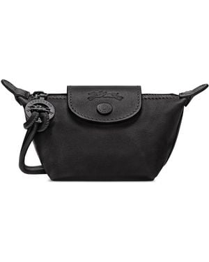 Longchamp Clutch mit Reißverschluss - Schwarz