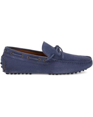 BOGGI Suede driving shoes - Blau