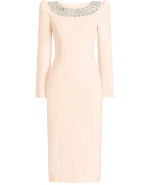 Jenny Packham Jacquetta Beaded Midi Dress - Natural