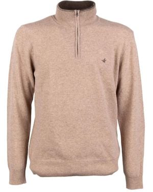 Brooksfield Felpa Con Zip - Rosa