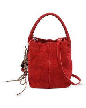 Date Bolso de mano Paniere de ante - Rojo