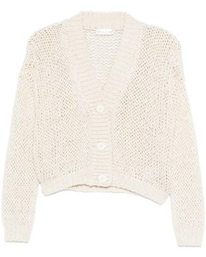 Roberto Collina V-Neck Cardigan - White