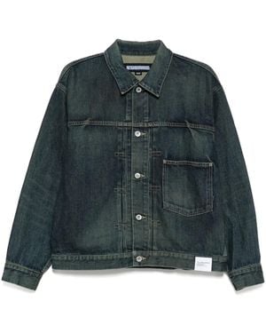 Neighborhood Chaqueta vaquera type-1 con efecto lavado - Verde