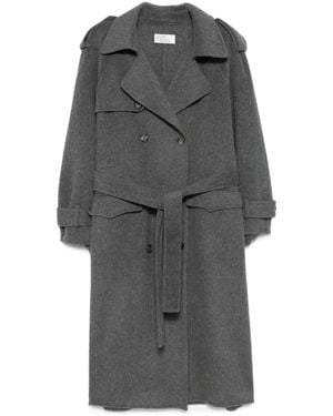 GIUSEPPE DI MORABITO Trenchcoat Mit Gürtel - Grau
