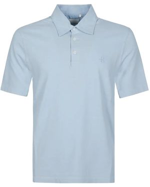 Ballantyne Short-Sleeved Polo Shirt - Blue