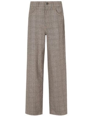 Department 5 Prince Of Wales Check Pants - Gray
