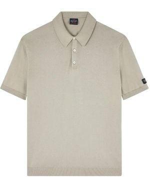 Paul & Shark Poloshirt mit kurzen Ärmeln - Weiß