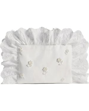 Simone Rocha Pillowcase Clutch Bag - White