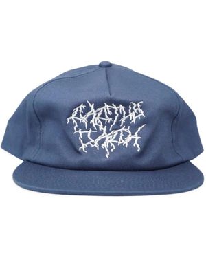 Travis Scott Casquette Cactus Jack Brodée - Bleu