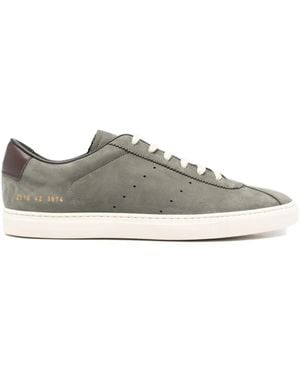 Common Projects Perforated Suede Trainers - Grey