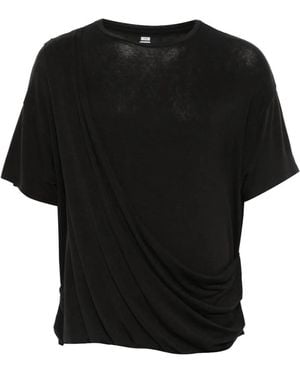 Post Archive Faction PAF Draped T-Shirt - Black