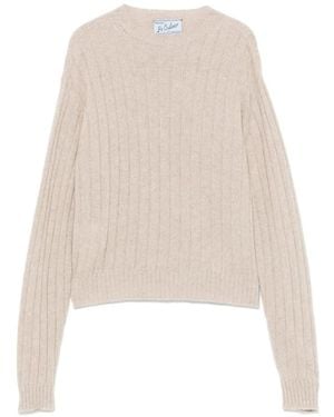 Prada Ribbed cashmere sweater - Blanco