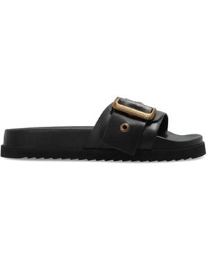 AllSaints Ellie Buckle Sandals - Black