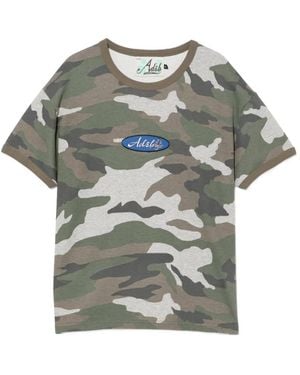 ANDERSSON BELL Camouflage-Print T-Shirt - Grey