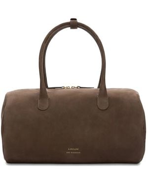 Loulou de Saison Claus Cylindric Shoulder Bag - Brown