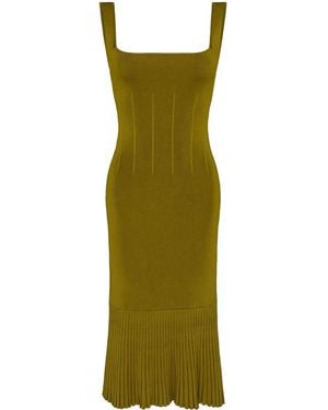 Galvan London Atalanta Dress - Green