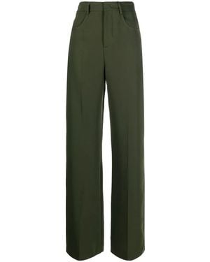 Blanca Vita Straight-Leg Cut Trousers - Green