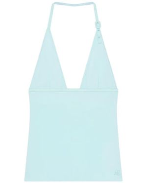 Courreges Halterneck Tank Top - Blue