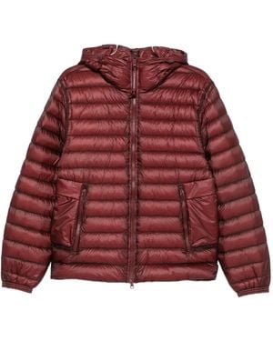 C.P. Company Zip-Pocket Quilted Jacket - Red
