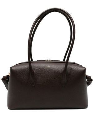 Yuzefi Brioche Duffle Top-Handle Tote Bag - Black