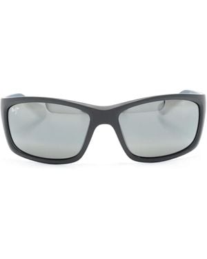 Maui Jim Kanaio Coast Rectangle-Frame Sunglasses - Grey