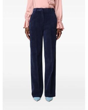 Hanita High-Waisted Wide-Leg Pants - Blue