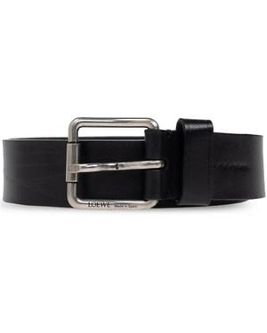 Loewe レザーベルト - ブラック