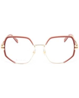Marc Jacobs Geometric-Frame Glasses - Natural