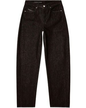 DIESEL 1974 D-Ellz Relaxed Wide-Leg Jeans - Black