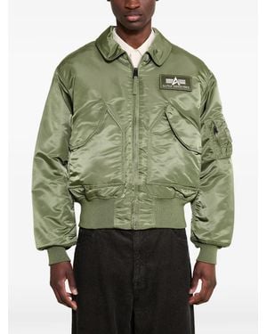 Alpha Industries Cwu-45 Heritage Bomber Jacket - Green