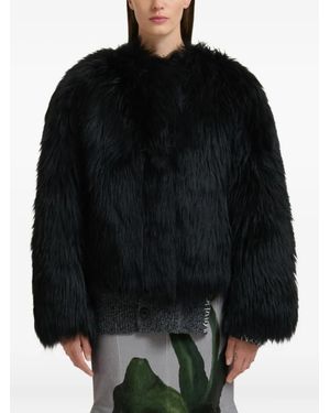 Marni Shearling Fluffy Jacket - Black