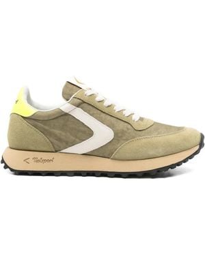 Valsport Suede-Panel Trainers - White