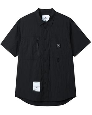Izzue Patch Pocket Shirt - Black