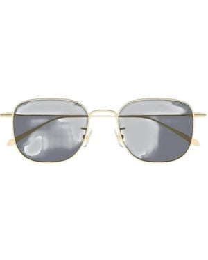 Montblanc Square-Frame Sunglasses - White