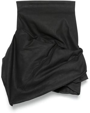 Rick Owens Gedrapeerde Mini-Rok - Zwart
